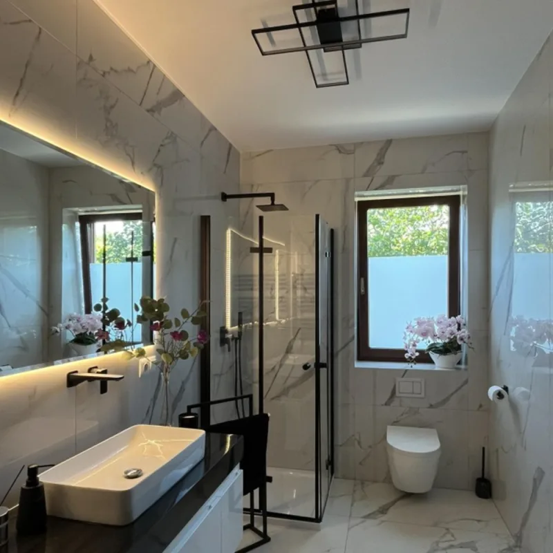 Finished bath remodel in Reading, PA
