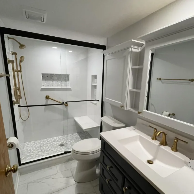 Finished bath remodel in Riverview, FL